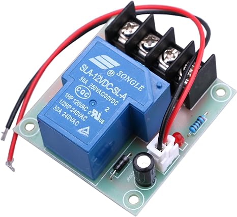 Yeeco 30A High Current 12V Contactor Relay Switch Power Switch DC Power Switching Control Board Control Module Electrical Relay Switches for Cooler Heater Refit Water Heater Control