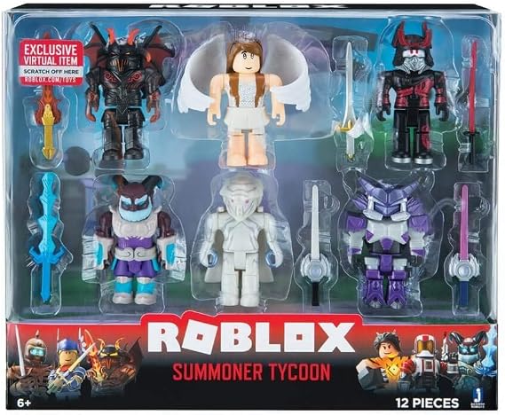 Roblox Action Collection - Summoner Tycoon Six Figure Pack [Includes Exclusive Virtual Item]