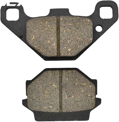 Rear Brake Pads Compatible with KSR KMX125 KX125 KX250 KMX200 KLE250 ZZR250 ZXR250 ZR250 KLX250 ZR400 GPZ500 KLX500 KLR650 EX500 Universal for Motorcycles