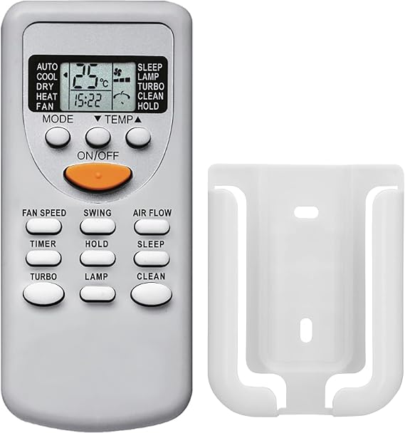 Replacement Remote Control for Everwell ZH/JT-01 & Elgin ZH/JT-01 ZH/JT-03 & Ecox ZH/JT-03 ZH/JT-01 G1111.CWS8 Air Conditioner,with Wall Mount Case