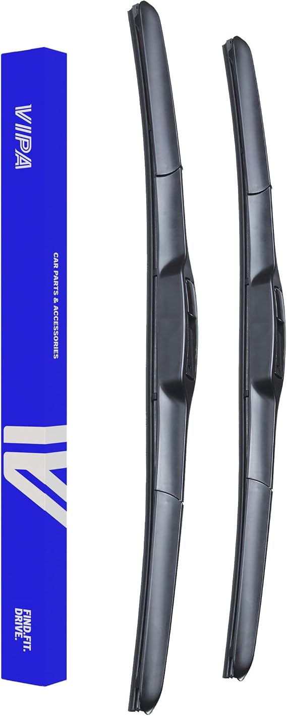 Vipa Car Parts Premium Wiper Blade Kit | Fits: TOYOTA HILUX Pickup (May 2015 Onwards) | All-Weather Performance | Durable, Streak-Free Windshield Wipers | Easy Installation