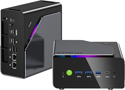 GMKtec K15 AI Mini PC Oculink with Intel Core Ultra 5 125U Processor, Barebones Without RAMSSDOS, Desktop Computer AI Boost, 3X M.2 2280 Storage Expansion, Dual NIC 2.5GbE, HDMI 2.1, USB4