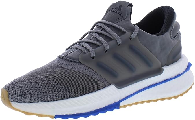 Adidas X_PLRBOOST Mens Shoes Size 9, Color: Grey Three/Core Black/Bright Royal