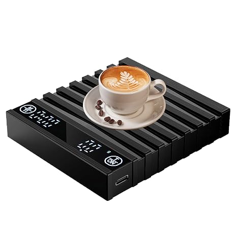 Coffee Scale | Smart Coffee Scale with Built-in Timer - Waterproof Kitchen | Accessories for Tea Brewing Extraction Home Shop Travel