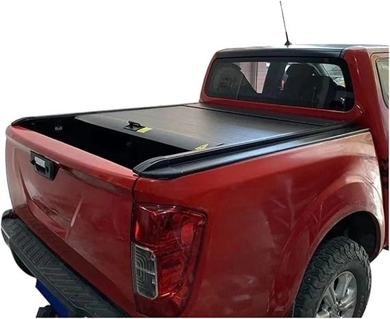 Retractable Tonneau Cover - Compatible with Nissan Navara NP300 - Aluminum Alloy Roller Lid - Waterproof & Lockable Truck Bed Cover (2015-2022 Models)