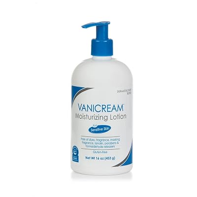 Vanicream Moisturizing Lotion with Pump | Fragrance and Gluten Free | For Sensitive Skin | 16 Ounce Pack of 1