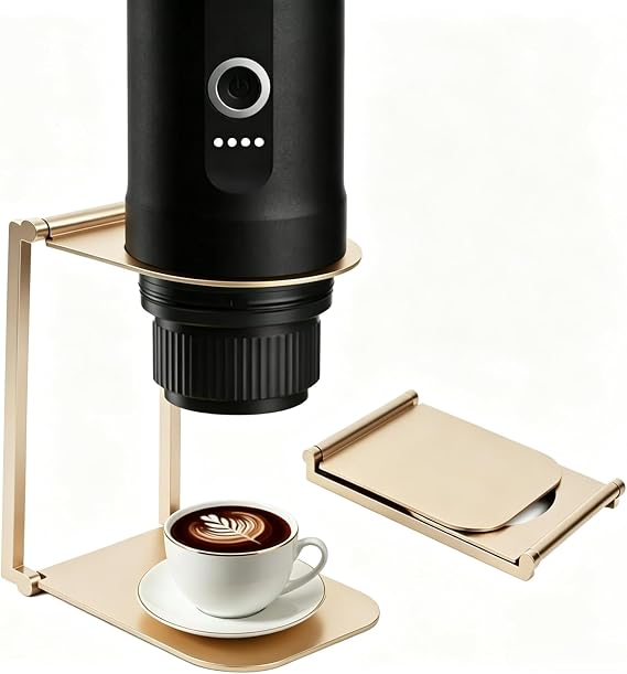 Stand Compatible with Outin Nano Portable Pour Over Coffee Maker Stand Accessories, Foldable Espresso Machine Holder with Base, Coffee Grinder Holder for Home, Desk, Travel