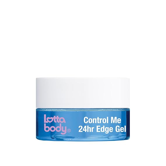 Lottabody Control Me Edge Gel with Coconut & Shea Oils, Long-Lasting Smooth Hold, Non-Flaking Edge Tamer for Sleek Natural and Relaxed Hairlines & Flyaway Control, 2.25 oz