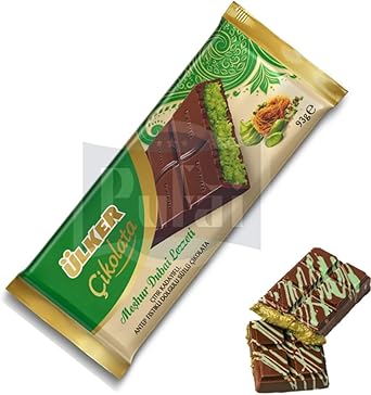 Premium Dubai Chocolate Bar Pistachio Kataifi Viral Dubai Milk Chocolate Filled Pistachio Cream with Kadayif 93 Gram