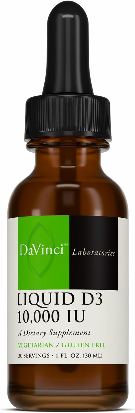 DAVINCI Labs Liquid D3 10,000 IU, 1 Fl Oz (30 Servings)
