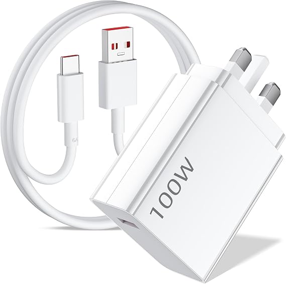 for Xiaomi Charger 100W With 2M USBC Cable for Xiaomi 17T Pro Ultra | for POCO X8 Pro Max F8 F7 Pro Mi 17 15 15T 14T Pro Turbo Fast Charging Plug,USB Wall Charger for Redmi Note 15 14 K90 Pad 7 6