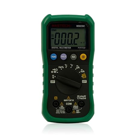 Mastech MS8239C Auto Range Handheld Digital Multimeter Capacitance Frequency Temperature Tester
