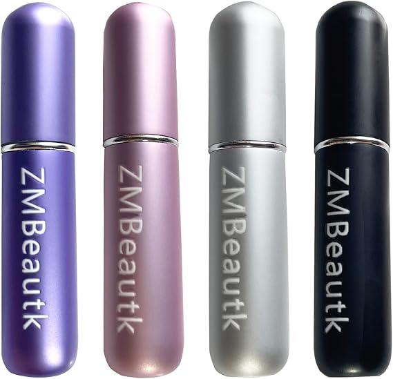 4Pcs 5ml Portable Mini Refillable Perfume Atomizer Spray Bottles for Travel