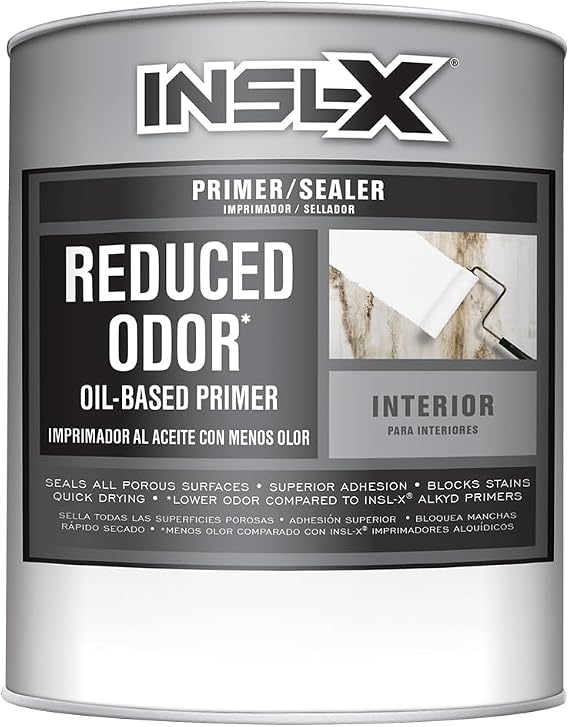 INSL-X Reduced Odor Oil-Based Primer, 1 Quart, White