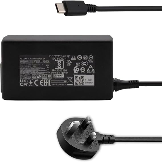 65W USB C TYPE C Charger Replacement For ASUS VIVOBOOK 13 SLATE T3300KA-DH91T-CA Laptop Power Supply Charger