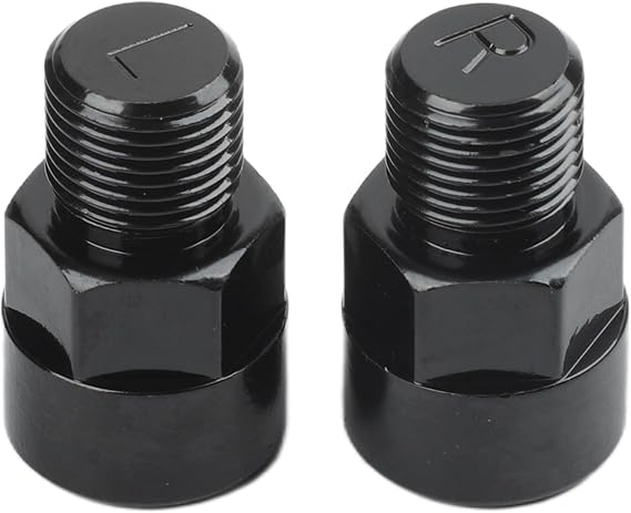 Bicycle Pedal Adapter, Aluminum Alloy Bike Pedal Extenders Adaptor, 1/2 inch to 9/16 inch Crank Convert Bicycle Pedal Adapter Fit, Bike Foot Pedal Adapter Spacer