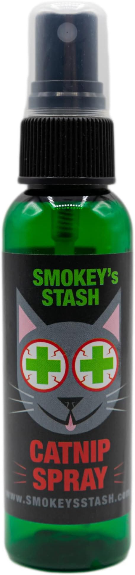 Smokey's Stash Catnip Spray for Cats 2oz Concentrated North American Catnip Oil, Cat Attractant for Toys & Scratchers, Perfect for Indoor Cats, Handcrafted in the USA
