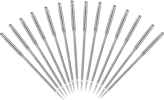 Sewing Machine Needles, 50 Count, Universal Regular Point for All Major Brands of Sewing Machines, Sizes 65/9, 75/11, 80/12, 90/14, 100/16