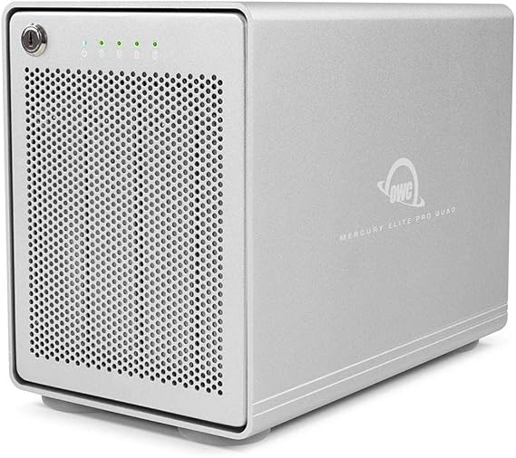 OWC Mercury Elite Pro Quad 0TB USB-C 10Gb/s RAID Storage Enclosure