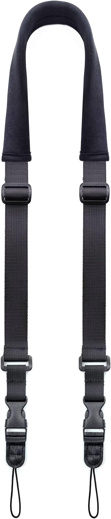 Camera Neck Strap,Soft Binocular Should Strap with Quick Release Buckle,Neoprene Padding Digital Camera Lanyard Belt Strap,Mirrorless or Dslr Slr Camera Strap for Women Men Photographers,Black,56 Inch