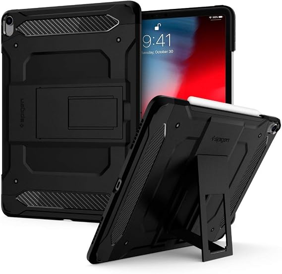 Spigen Tough Armor Tech Designed for iPad Pro 12.9 Case (2018) - Black