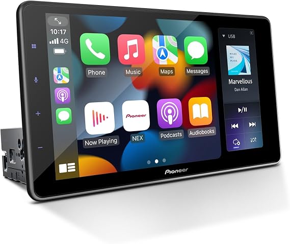 Pioneer DMH-WT3800NEX 9" Capacitive Touchscreen Floating Display Car Stereo
