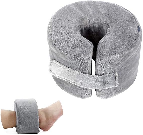 Foot Elevation Pillow Elevating Leg Rest Ankle Protector Foot Leg Support Pillow Broken Ankle Donut Foam Foot Elevator Cushion Heel Pillows Protection Leg Wedge Bed Sore Pillows Post Surgery (1 PCS)