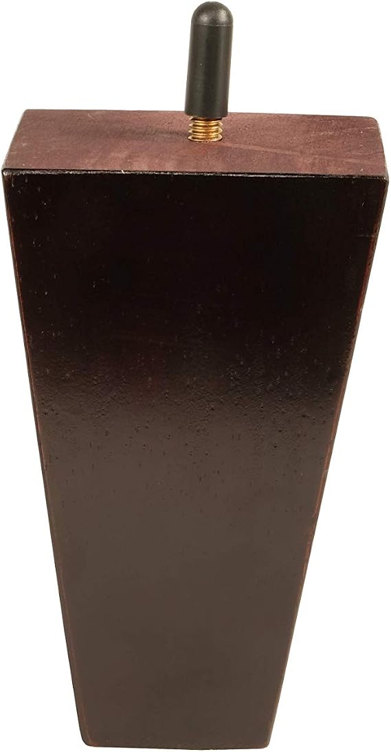 BingLTD - 5 1/2" Mahogany Tapered Hardwood Sofa Legs - Set of 4 (RICO-157)
