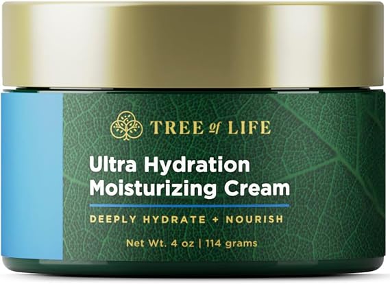 Tree of Life Face Moisturizer Cream, Ultra Hydrating Moisturizer, 4 Oz