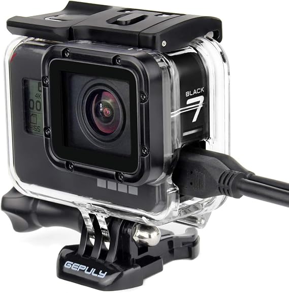 GEPULY Skeleton Housing Case Side Open for GoPro Hero 2018 7 6 5 Black