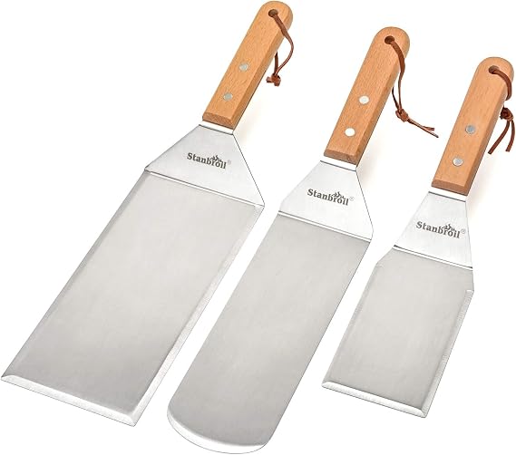 Stanbroil Stainless Steel Spatula Set Tools for Blackstone and Camp Chef