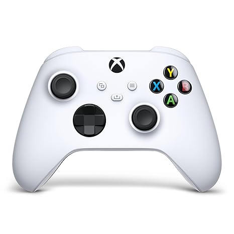 XBOX Wireless Gaming Controller | Robot White | Consoles, PCs, TVs, mobile, and more | Textured Grip | Wireless, Bluetooth, USB-C Connectivity