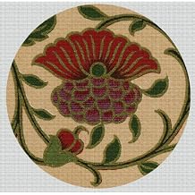 Art Needlepoint Flower from India Coaster Needlepoint Kit