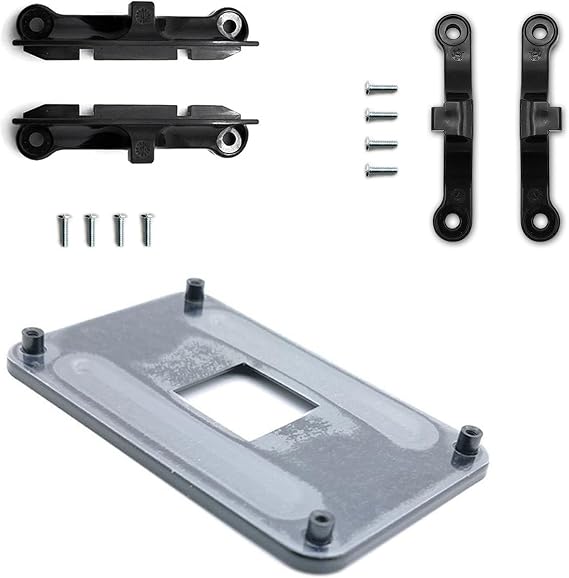 AM5 & AM4 Universal CPU Cooler Mounting Bracket Kit - Includes 1 Full Backplate, 2 Sets of Standoffs & 2 Sets of Screws for AMD Socket