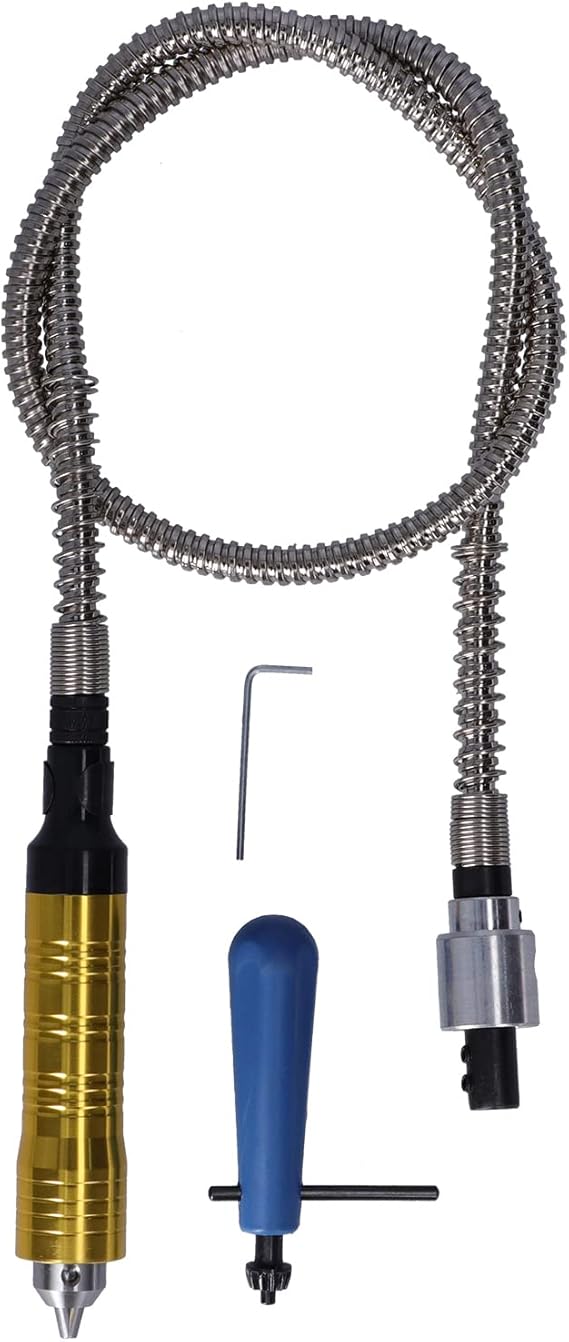 Flexible Shaft Rotating Tool, Flexible Shaft Adapter Aachment, Grinder Flexible Shaft Extension Cable for Electric Grinder
