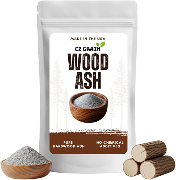 Pure Hardwood Ash Double Sifted for Consistent Quality All-Natural, No Additives Resealable Bag Garden, Soil and Chicken Dust Bath Booster Made in The USA (12 Ounce)
