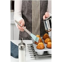 IKEA Bakglad Silikon Yumurta Hamur Pasta Fırçası Bej Mavi 26 Cm BN60485551