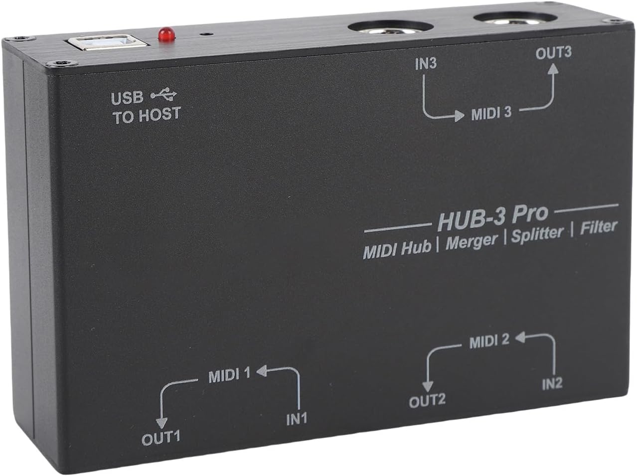 MIDI Converter, Advanced MIDI Interface, USB Host Box Splitter for Musicians, Keyboard