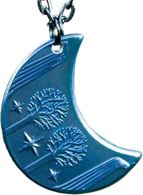 Shire Post Mint RIVENDELLTM MITHRILTM Blue Moon Necklace