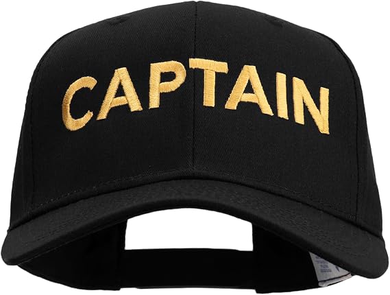 Captain Embroidered Cap