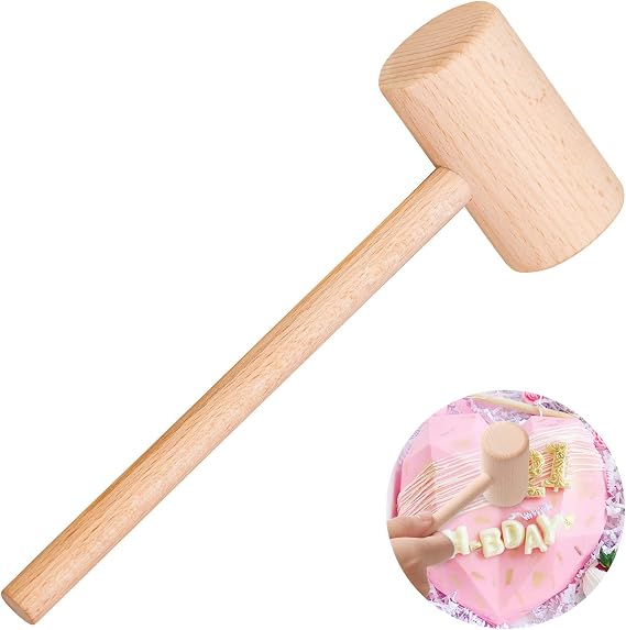 Wooden Crab Mallet, Mini Wooden Hammer 1Pcs