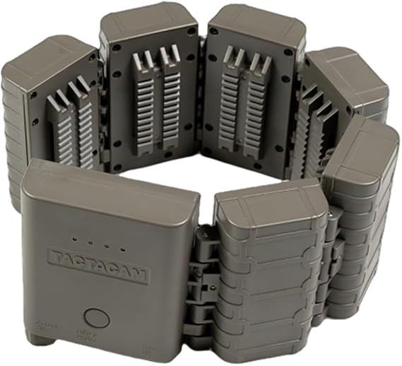 Tactacam Reveal Battery Belt 14700mAh External Trail Camera Battery Pack, 3X Extended Power, IPX66 Waterproof, USB-C Fast Charge, Tool-Free Tree Mount