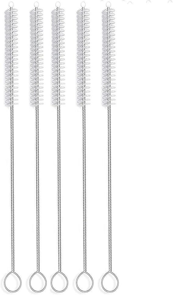 5 Pcs Tracheostomy Tube Brush, Scrub Brush for Cleaning Tube, Trach Supplies brush With protective head,20mm