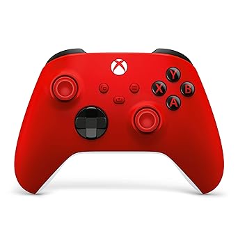 XBOX Wireless Gaming Controller | Pulse Red | Console, PC, Android | Textured Grip | Wireless, Bluetooth, USB-C Connectivity