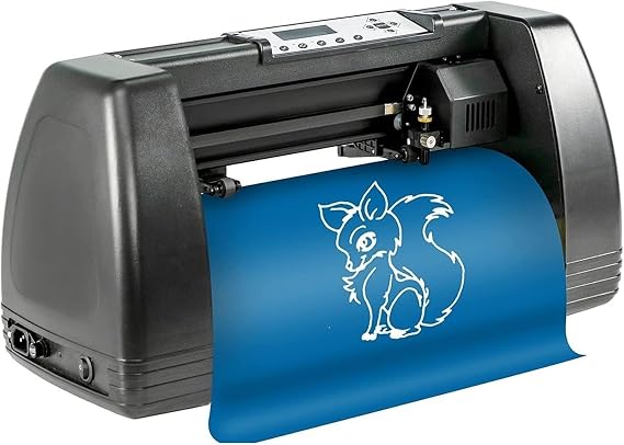 Vinyl Cutter Plotter Machine 14” Software Sign Making 720mm Paper Feed with Stand (14” 3 for Beginners DIY Use
