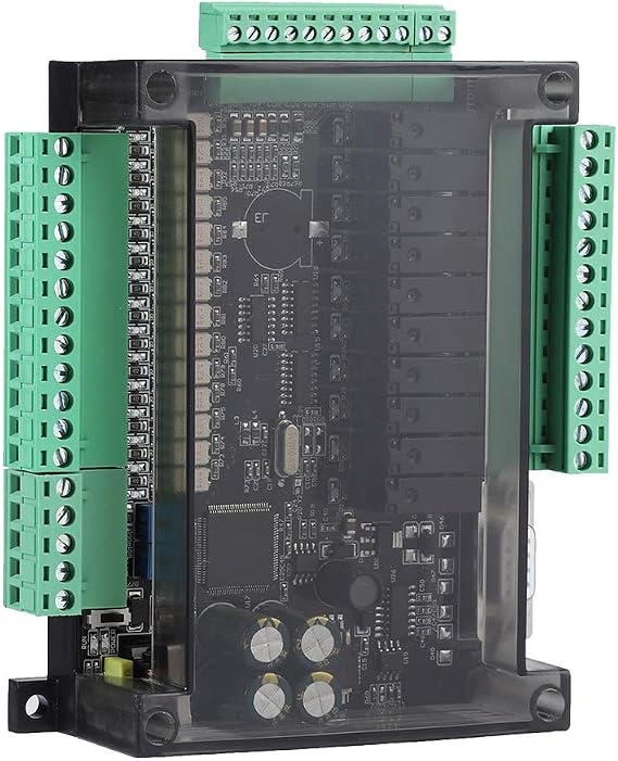 Marhynchus Industrial Control Board, FX3U-24MR DC24V PLC Controller Programmable Logic Controller for Stepper Motor