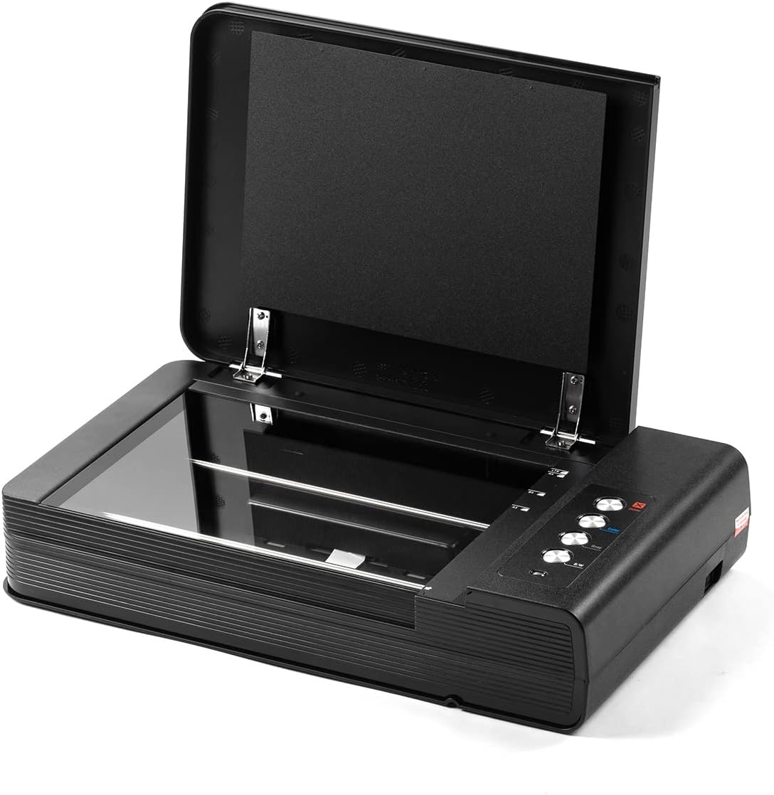 Sanwa Direct 400-SCN063 A4 Scanner, Flat Bed, Edge, 0.08 inch 2 mm, Self-Cooking, CCD Sensor, 1200 dpi, WinMac Compatible