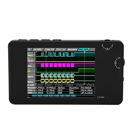Mini Logic Analyzer Logic Analyzer Portable Digital Logic Analyzer 2.8in LCD 4 Channels for Automotive Electronics