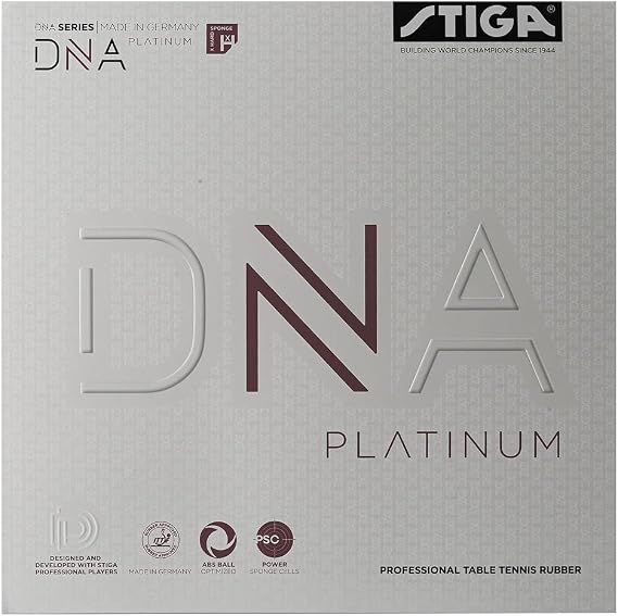 STIGA DNA Platinum XH Table Tennis Rubber | Extra Hard Professional Table Tennis Sheet for Maximum Control & Powerful Spins - Full Stroke Control