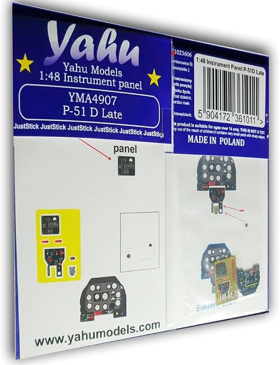 Yahu Model YMA4907 1/48 P-51D Late for Eduard Accessories for Aircraft